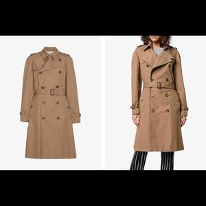 Gucci Cat Embroidered Trench Coat, size 40